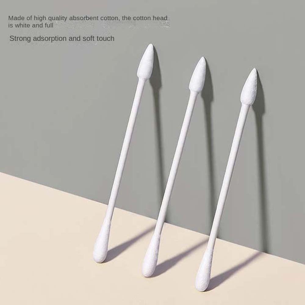 Ватная палочка с двойной головкой, ватные тампоны, средство для чистки ушей, ватная палочка для макияжа, портативный бытовой прибор