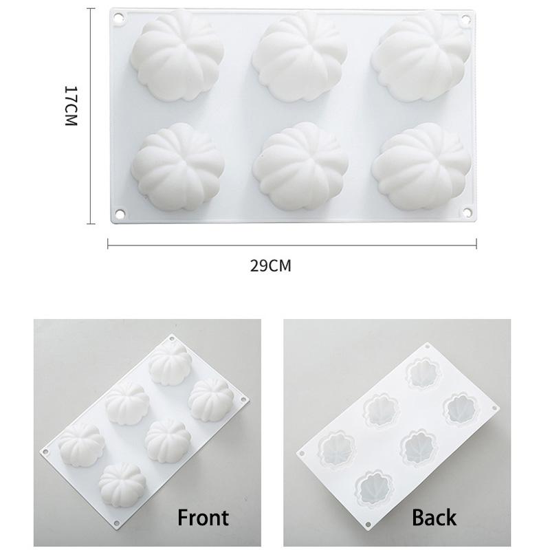 Halloween Pumpkin Silicone Cake Mold for Chocolate Mousse Ice Cream Jelly Pudding Dessert Bakeware Pan Decorating Tools