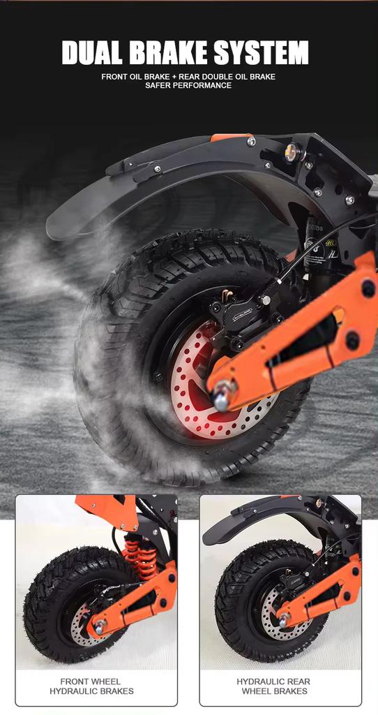 2404 Years 1200W-5000W- 6000W Spring New Electric Scooter Dual Motor Adult Off-Road Electric Scooter