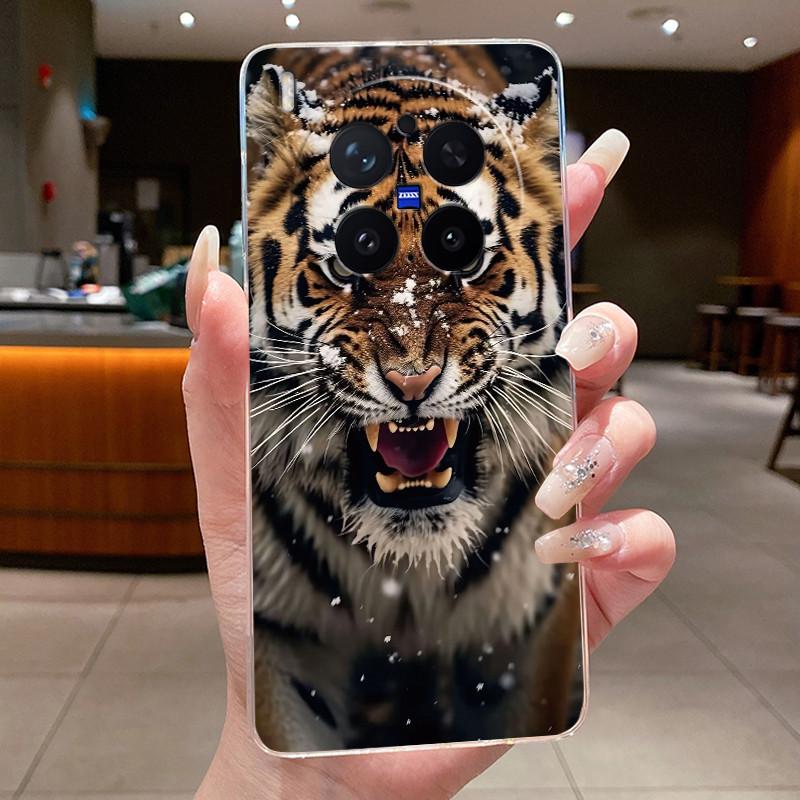 Модный Чехол-Вулкан для Vivo X300 Pro, Прозрачный Мягкий TPU, Защита от Царапин, Чехол для Пары