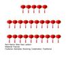 Flannel Chinese New Year Lantern Mini Red Lucky Hanging Lanterns with Tassel for Spring Festival Party Wedding Supplies