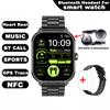 TWS 2 In 1 Smartwatch Earphone Bluetooth Headset Call Watch Men Health Monitoring NFC Women Sport Wristwatch With Earphone