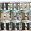 1 Panel Outdoor Curtains, Waterproof UV Protection Blackout Curtain with Eyelets, 3D Textured Indoor Outdoor Drapes for Garden, Pergola, Gazebo