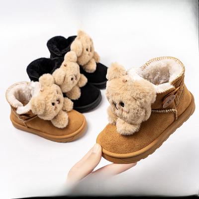 Новые зимние зимние ботинки Теплые детские ботинки из хлопка с мягкой подошвой