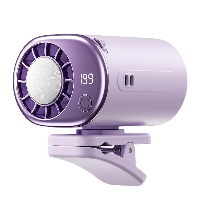 2026 Cooling Ice Pack Waist Fan: Portable Clip-On for Waist/Umbrella, Outdoor Semiconductor Cooling Device.