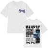 Ghost Skeletour World Tour Горячая Распродажа 2025 Альбом Футболки Мужские Женские С коротким рукавом Свободные Повседневные Оверсайз Харадзюку Панк Футболки