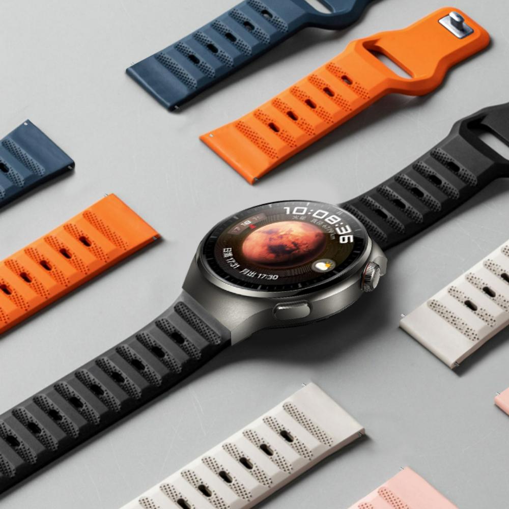 22 мм 20 мм силиконовый ремешок для Huawei Watch 4/Pro/3/GT GT2 GT3 Pro 46 мм 42 мм спортивный браслет для Samsung Watch 3/4/5 Amazfit GTR/GTS