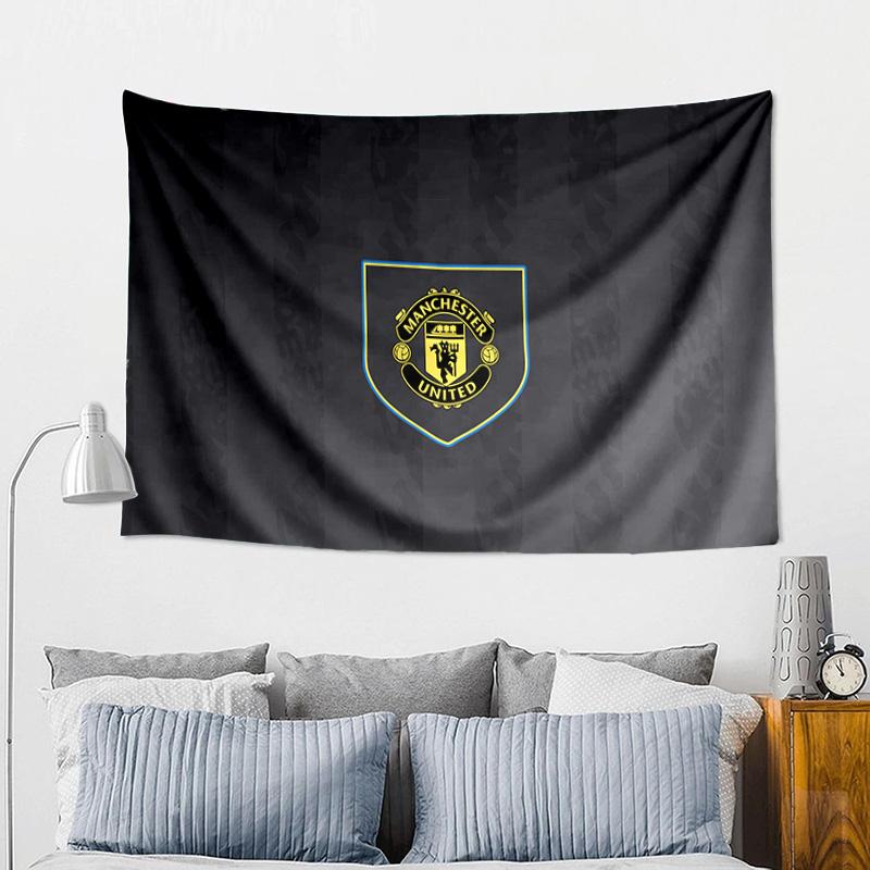 Manchester Crest Tapestry Playroom Tapestry, Accessories for Bedroom,Livingroom, dormitory Room Wall Decor Fan Birthday Gifts