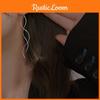 Trendy Wave Ear Threaders For Women 2023 New Fashion Long Fringe Earrings Slimming Face Chains