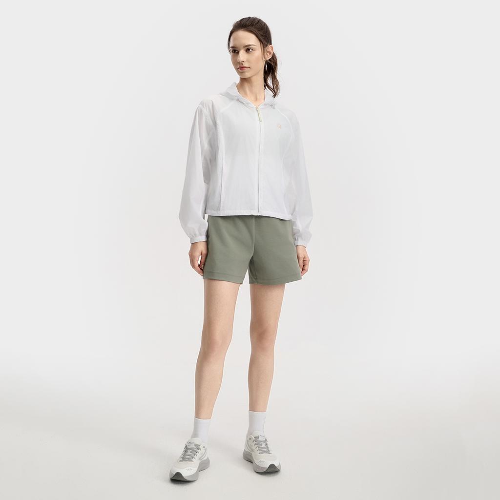 Fila Фитнес Мода Универсальная Свободная Куртка с Капюшоном Женские куртки A11W531702F-WT