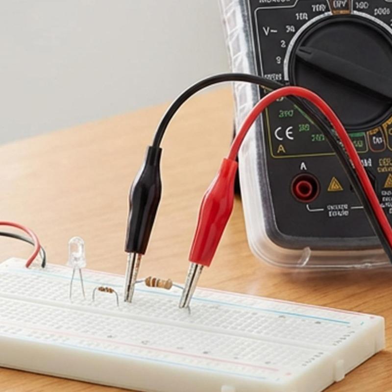 1/10Sets Banana Plug To Alligator Clip Multimeters Standard Electrical Test Equipment Test Leads Two-End Connector Supplies