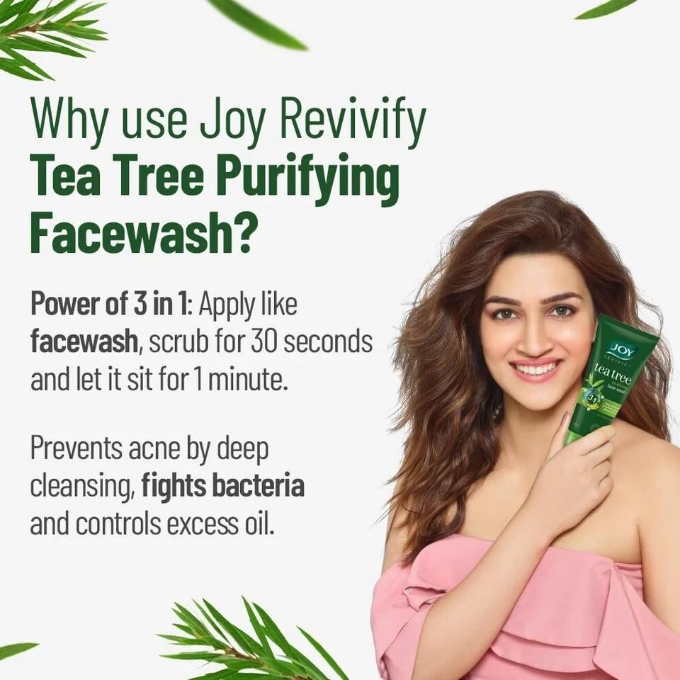 Joy Revivify Tea Tree Purifying Face Wash (150ml),