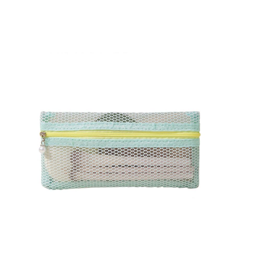 Portable Mesh Makeup Bag Gauze Toiletry Bag Portable Travel Storage Bag  Business