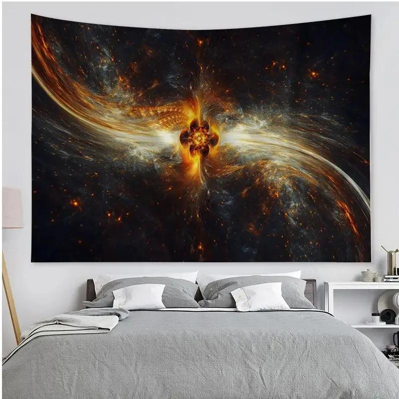 Спальня Гостиная Гобелен Вселенная Планета Красочный Гобелен Мода Домашнее Украшение