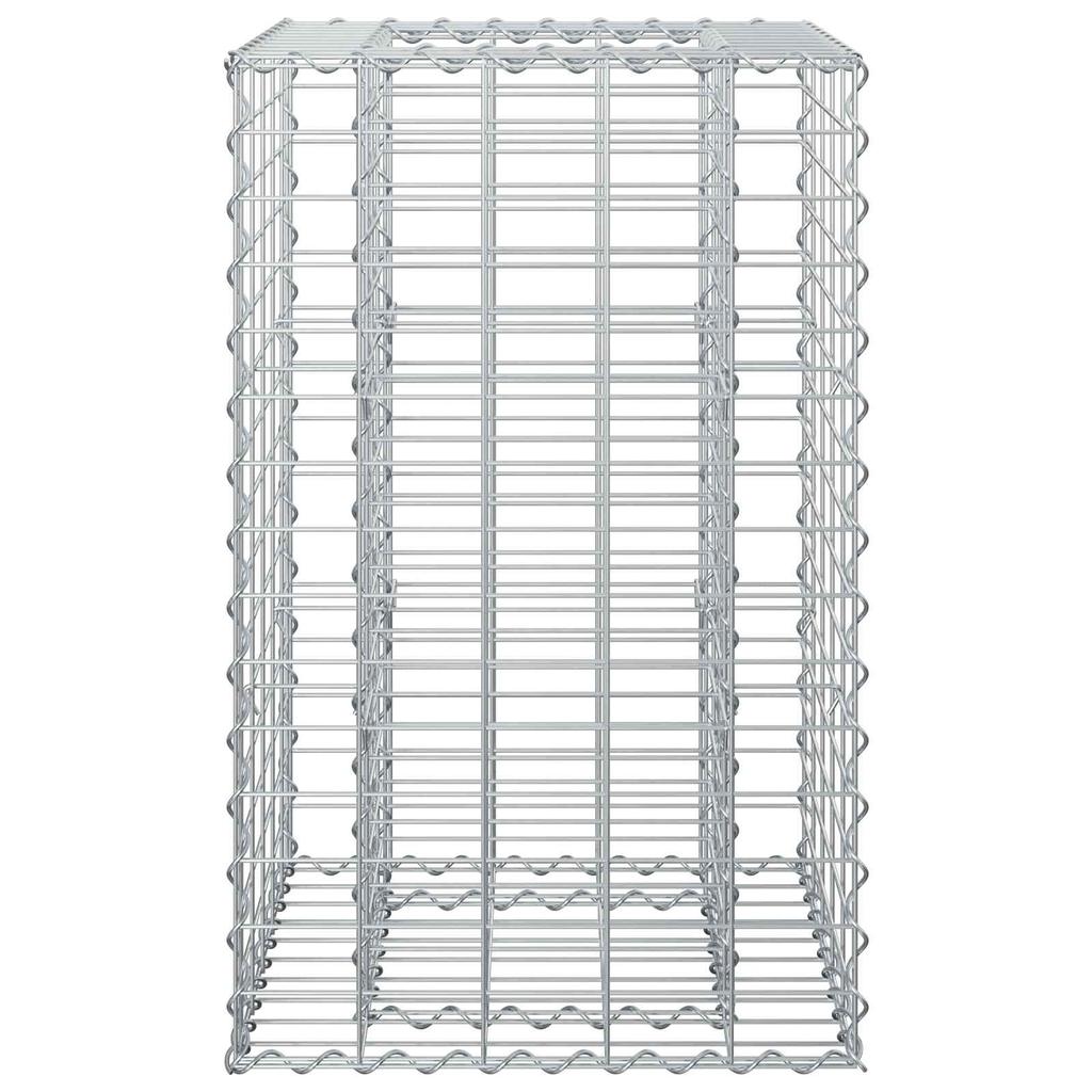 Gabion Raised Bed Silver
