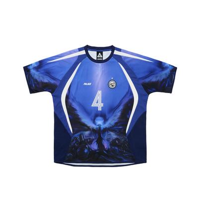 Palace Фантазийная футболка синяя унисекс топы P29ES057