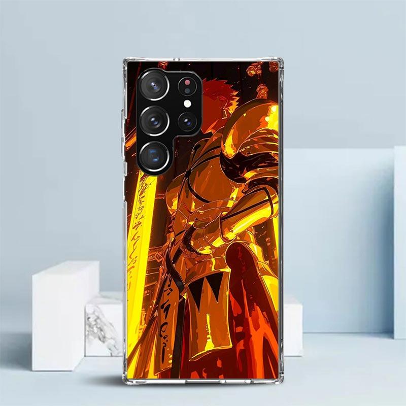Fate Zero Stay Night Гилгамеш Мягкий чехол для Samsung Galaxy S25 Edge S26 S24 S23 Ultra Чехол для телефона S22 S21 Plus S20 FE Печать Пат