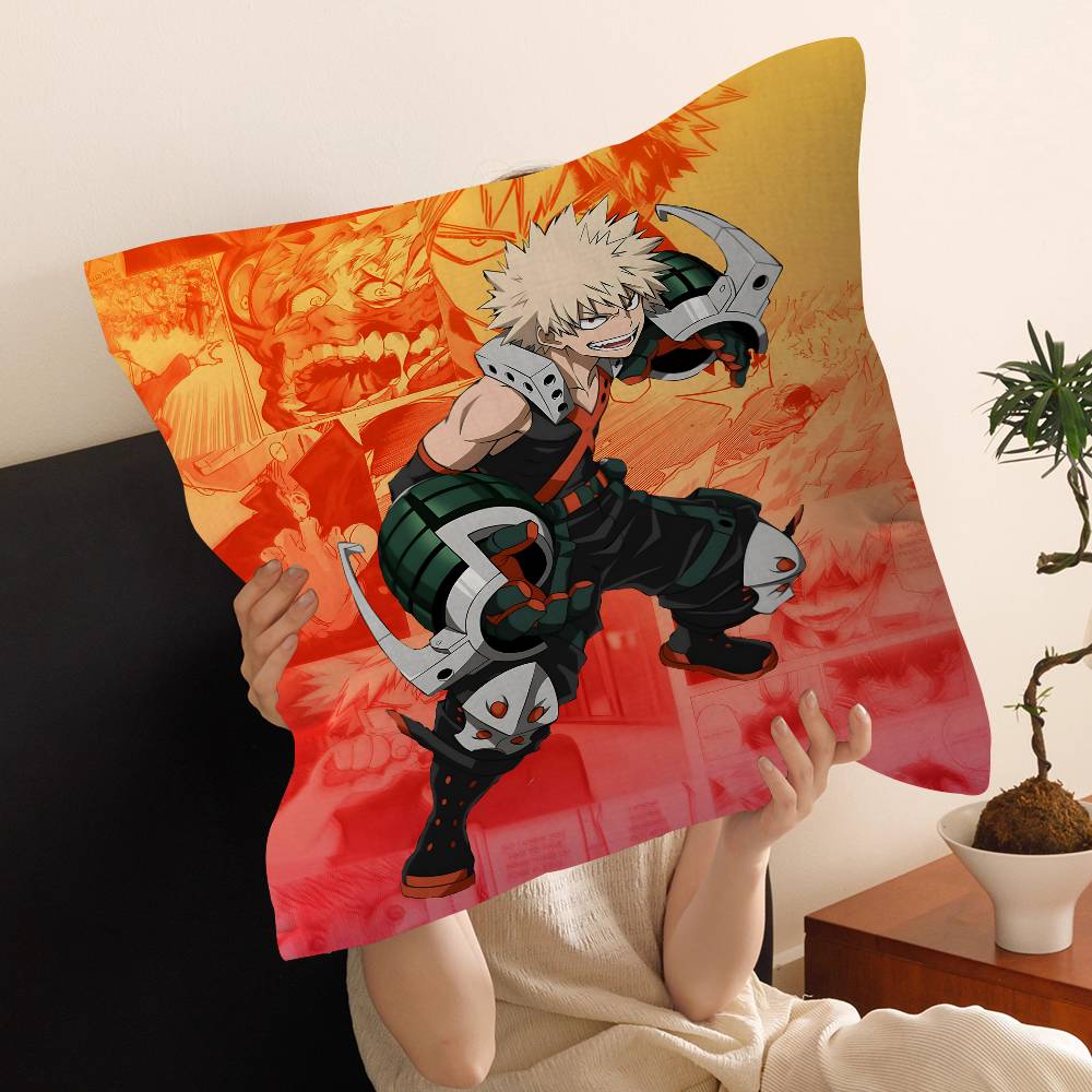 Anime MMy HHero Academia Katsuki Bakugo pillow cover sofa cushion cover home room decoration children gift