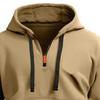 2024 Autumn/Winter Men's Casual Multi Zipper Arm Pocket Hoodie Pullover Large Hoodie