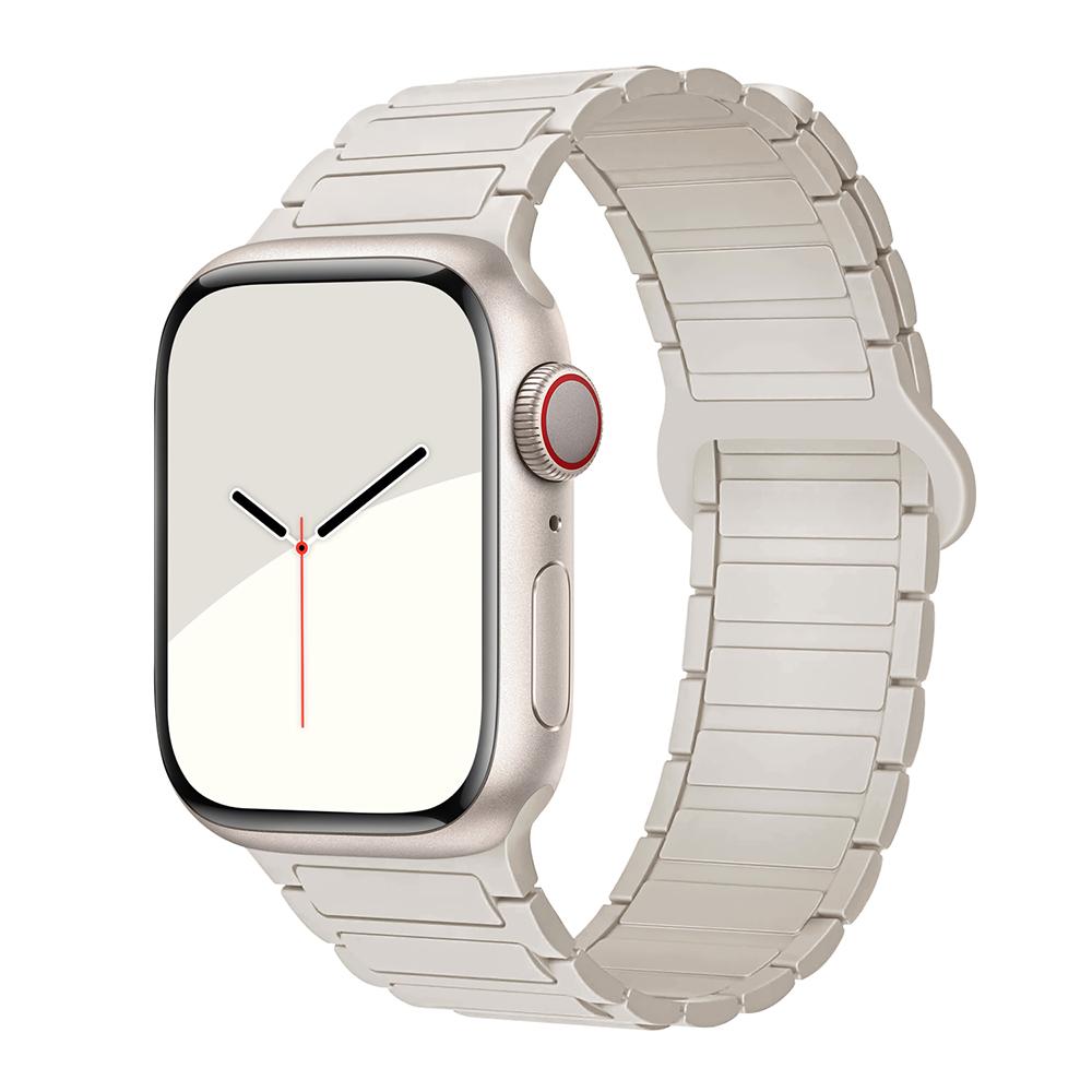 bands for Apple Watch strap 40mm 46mm 45mm 44mm 41mm 49mm Magnetic Silicone correas Bracelet iWatch Series 11 10 9 8 Se ultra2 3