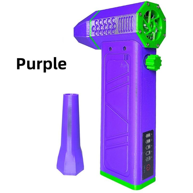 140000RPM Mini Turbo Jet Fan Brushless Motor Handheld Duct Fan 52M/S Portable Turbo Fan Type-C Charging with Power Display Compu