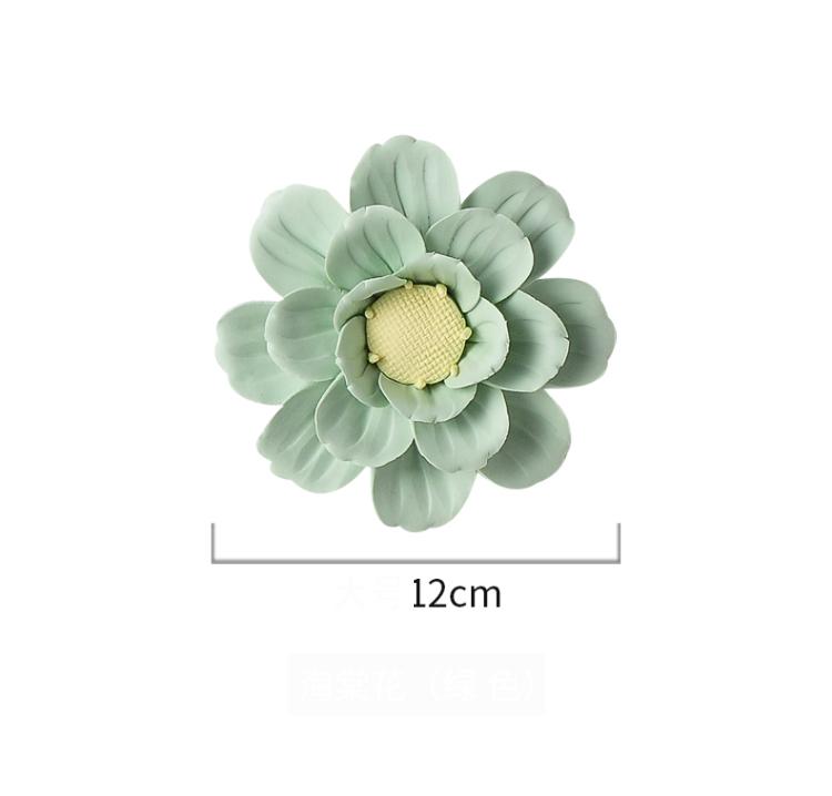 Креативная керамическая настенная фреска с цветами, украшение для дома, диван, ТВ-фон, настенные подвесные поделки, магазин, отель, декор для стены на веранде, наклейка