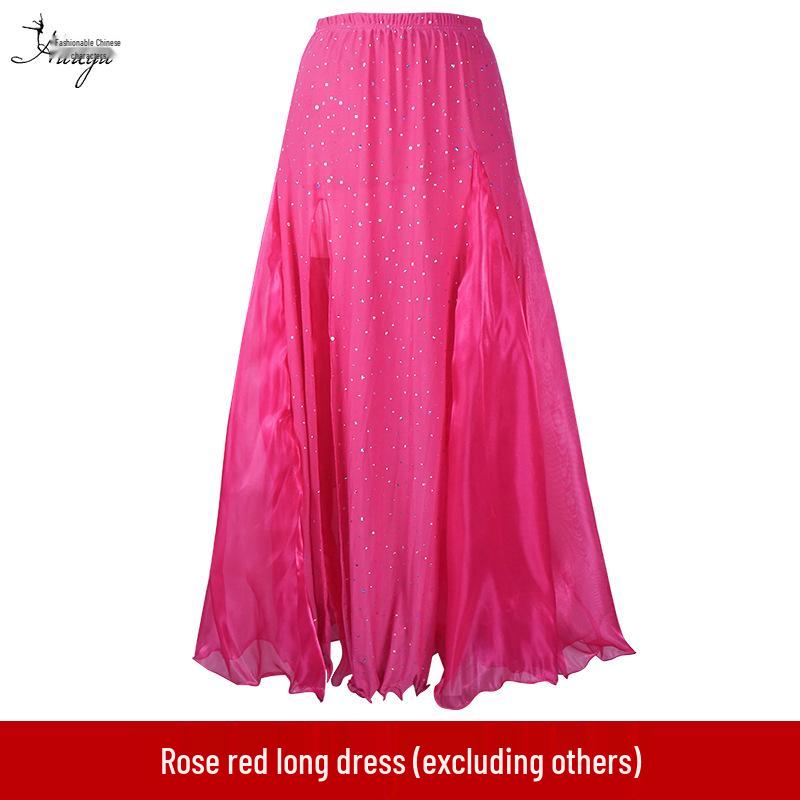 Новый комплект для танца живота Huayu Dance: бюстгальтер и костюм с бисером для женщин - коллекция весна/лето