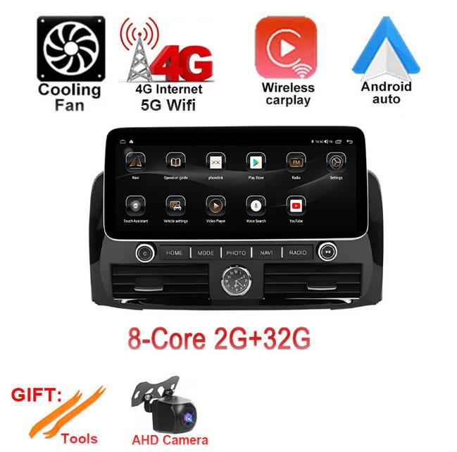 Для Toyota Prado 2004-2009 Carplay Android 14 Автомобильный Радио Мультимедиа Видео Плеер Навигация Головное Устройство Стерео 2Din Аудио