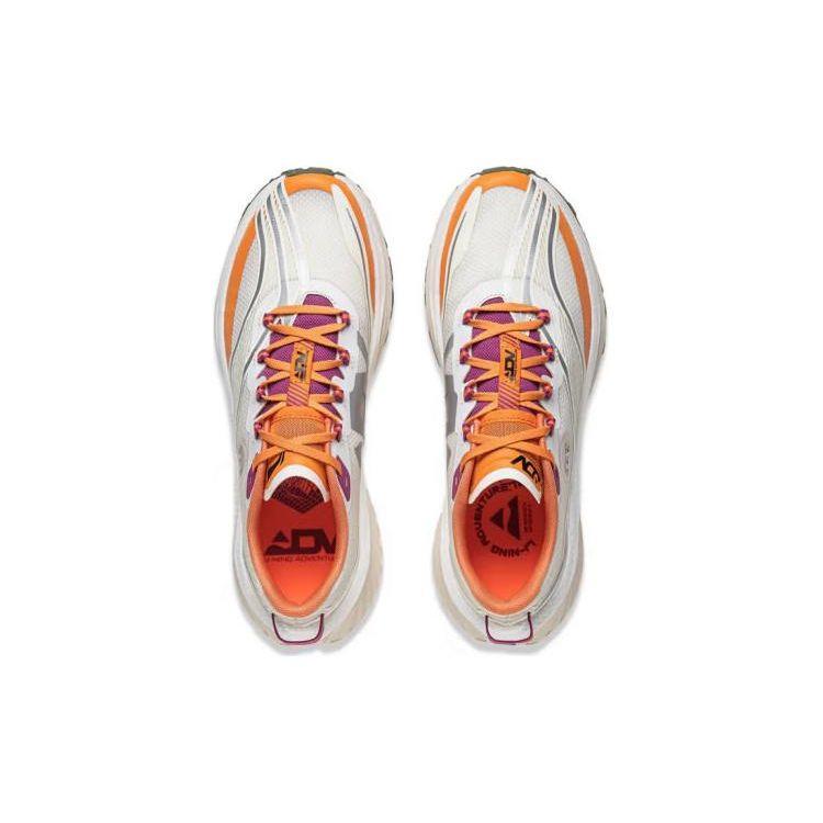 Li Ning Lu удобные спортивные износостойкие кроссовки с низким верхом для бега женские кроссовки Off-White ARNT004-9