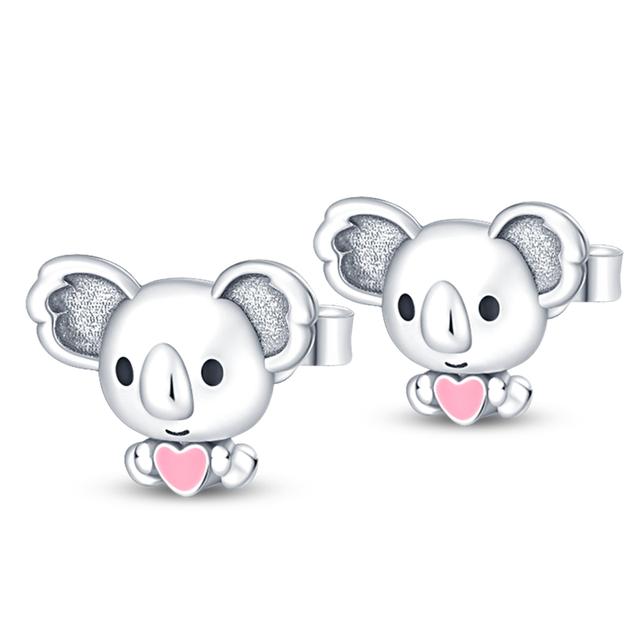 Весенние серьги-гвоздики из стерлингового серебра 925 пробы с цветком и насекомыми, женские серьги-гвоздики с геометрическим кругом, золотые серьги, серебро 925 пробы