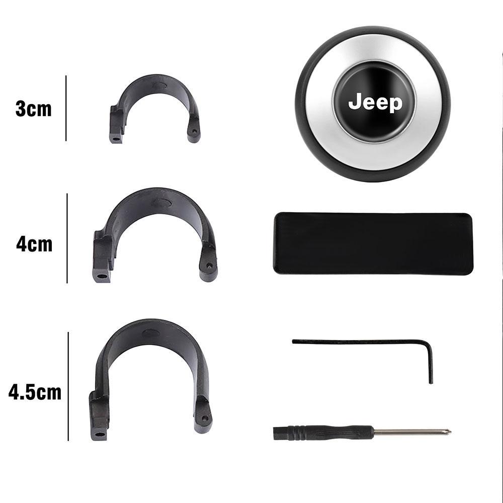 Car Steering Wheel Booster Spinner Knob Bearing Power Handle Saving Kit For Jeep Renegade Wrangler jk Compass Grand Cherokee AKS1