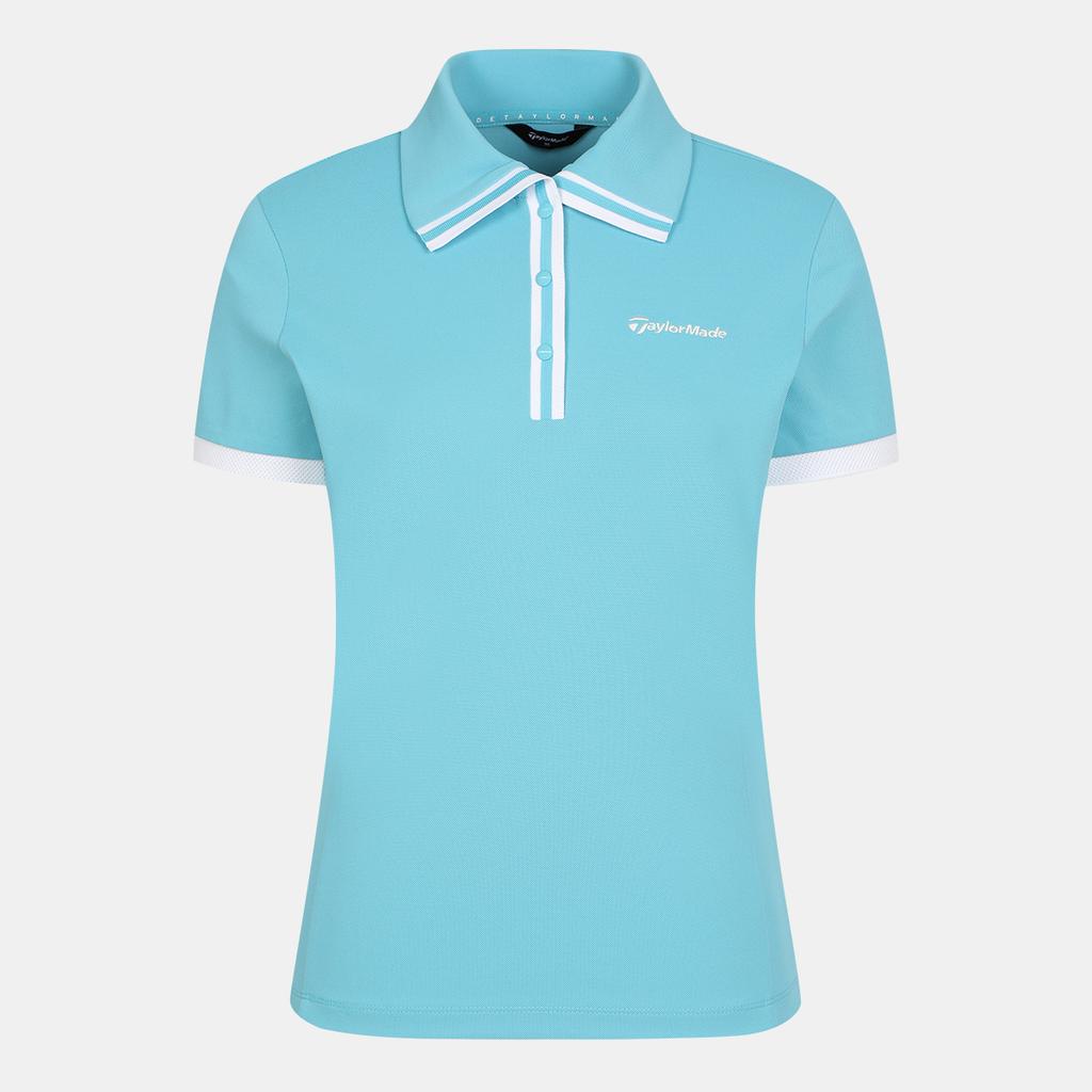 TAYLORMADE APPAREL Женская футболка с коротким рукавом и цветными блоками на воротнике T8031Tn6343-940