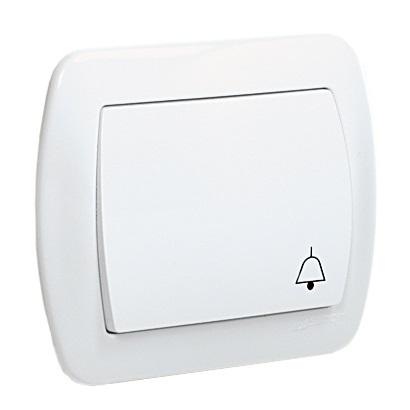 CHORD BUTTON /BELL/ WHITE - E131AA-KN043