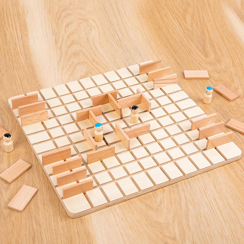 Children's Educational Strategy Chess Game - Wooden Logic and Intelligence Table Toy