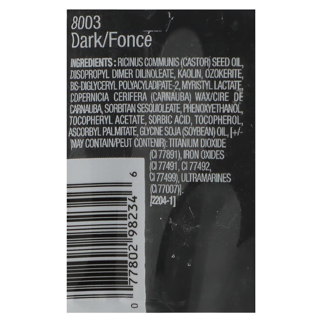 Black Radiance Консилер-карандаш, 8003 Темный, 0,18 унции (5,1 г)