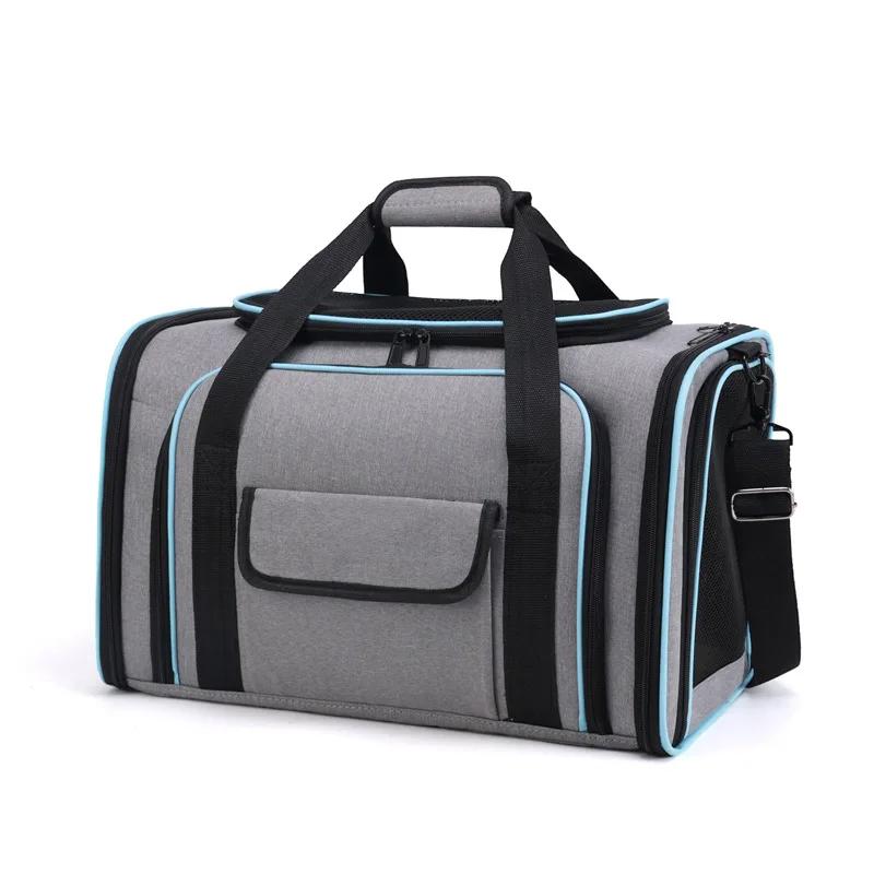 Cat Pet Bag Out Portable Shoulder Bag Expandable Foldable Large Space Breathable Pet Supplies Cat Carrier