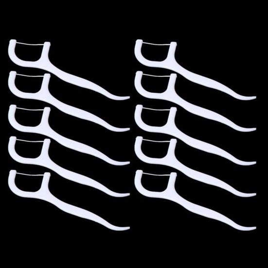 50 шт., зубочистки, зубная нить, инструмент для ухода за полостью рта, инструмент для чистки зубов