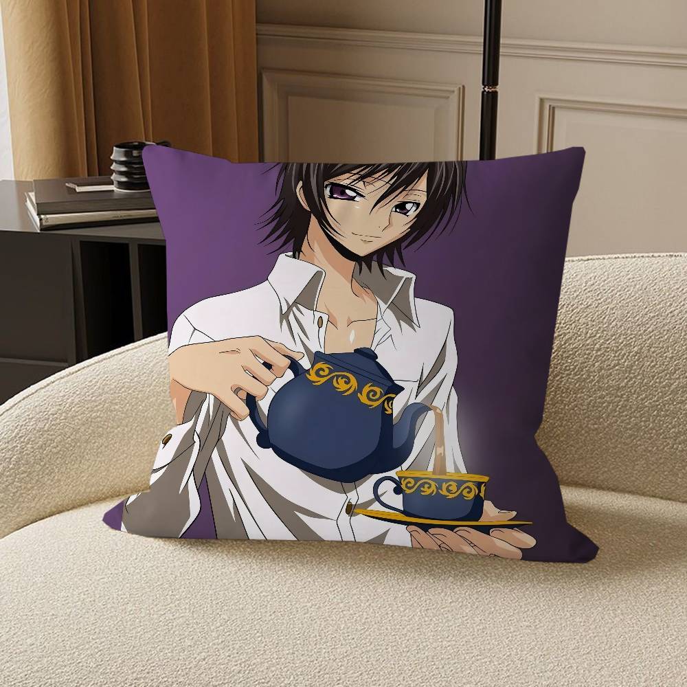 Аниме C-Code Geass Лелуш Стич Подушка-наволочка Удача Дракона чехол для диванной подушки украшение для дома комнаты подарок для детей
