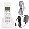 W158 Digital Cordless Hand Held Free Intercom Hands Free Calling Telephone (White )