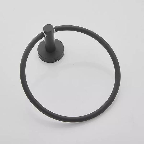 Кольцо для полотенец на присоске, настенный металлический держатель, однотонный, простой в установке
