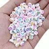 300 шт. 4*7 мм, изготовление ювелирных изделий, свободные бусины для DIY, лунная звезда, цветок, кулон, ожерелье, браслет