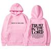 New Product Series Letter TRUST Printed Men's and Women's Trendy Top Hoodie Sweatshirt