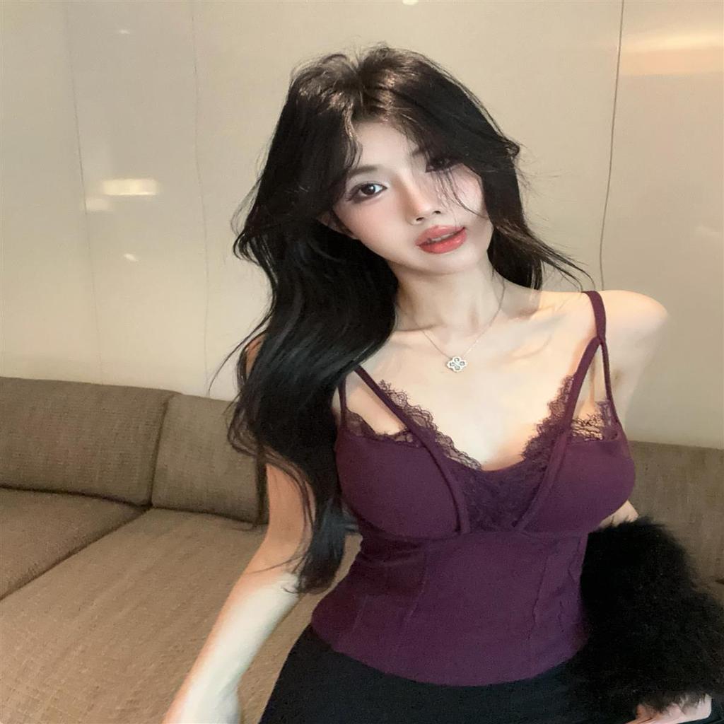 Модный жилет-комбинезон из полого кружева с высококачественным облегающим кроем и утягивающим эффектом с подушкой на груди в качестве базового топа