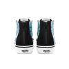 Vans Sk8 High Top Kids Skate Shoes Black Green Print Kids Sneakers VN0A4BUX3V7