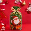 50 шт. рождественские конфетные пакеты для сладостей милые подарочные пакеты со шнурком для подарков на свадьбу