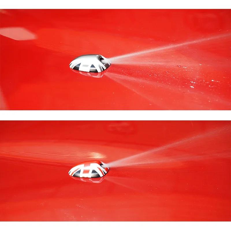 Car Wiper Water Spray Nozzle Covers For MINI One Cooper F56 F55 F57 Countryman F60 Clubman F54 Auto Decoration Accessories qclyn77