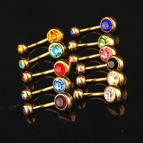 Стильное кольцо с пуговицами в виде пупка, гальваническое, унисекс, нежное