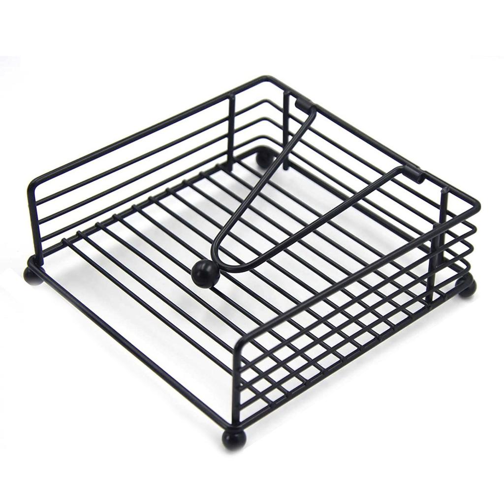 Плоский держатель для салфеток, металлический кухонный держатель для салфеток с утяжеленным натяжным рычагом, диспенсер для салфеток в деревенском стиле для столешницы, стола