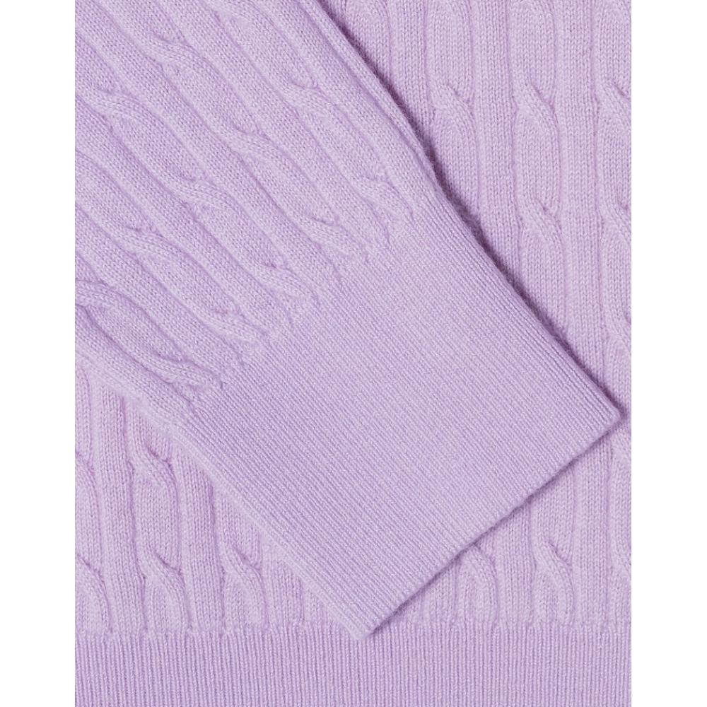 Lacoste Женский свитер кабельной вязки с открытым воротником Af197e 54n Gfu