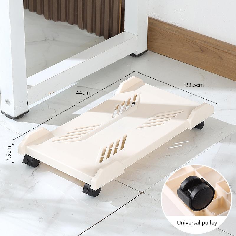 Компьютерная стойка, регулируемая мобильная подставка для процессора, игровой корпус для ПК с 4 колесиками, подходит для большинства ПК, подставка для компьютера под столом